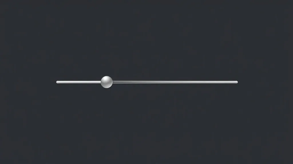 A minimalist digital banking app interface showing slider co